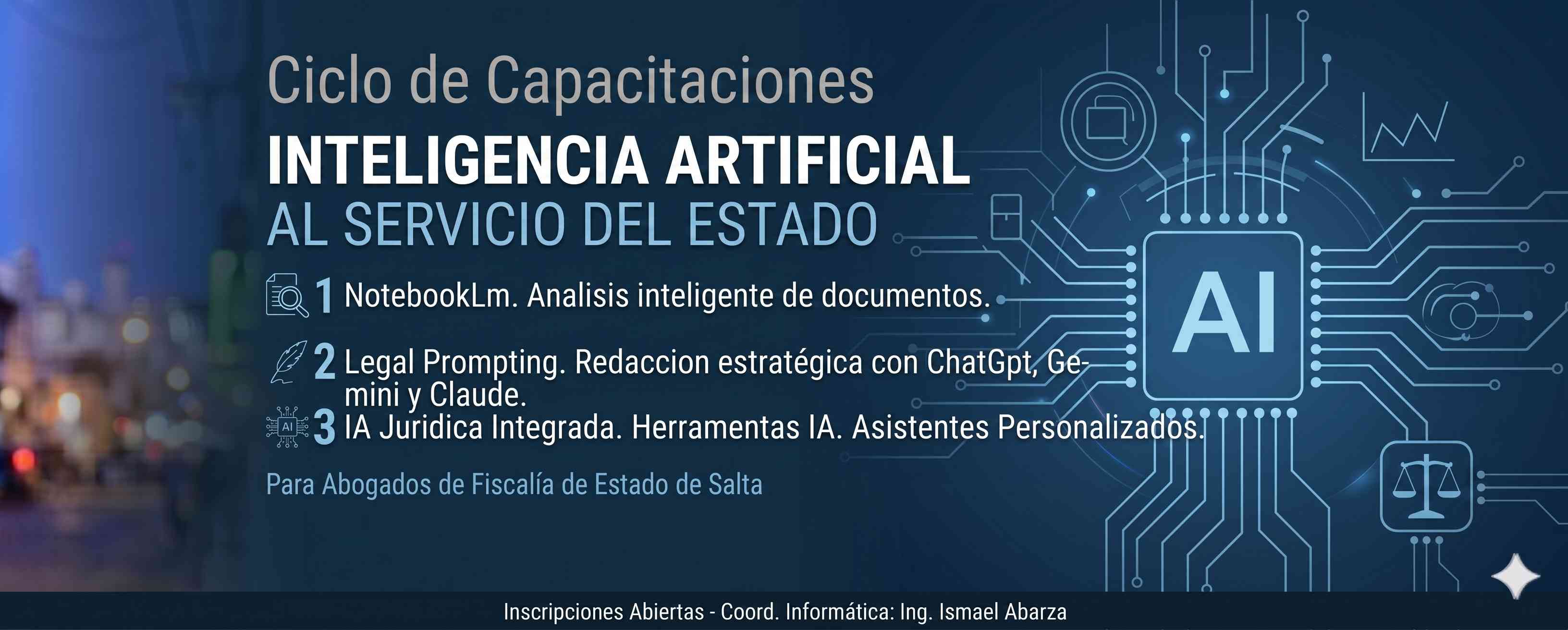 Capacitaciones en Inteligencia Artificial al Servicio del Estado